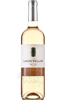 Louis Vallon Rose - вино безалкогольное Луи Валлон Розе 0.75 л розовое полусухое