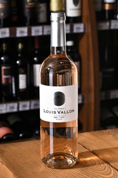 Louis Vallon Rose - вино безалкогольное Луи Валлон Розе 0.75 л розовое полусухое