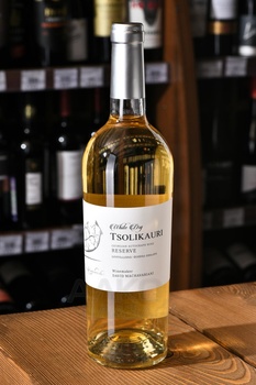 Вино Цоликаури Мачавариани Вайн Резерв 2023 год 0.75 л белое сухое