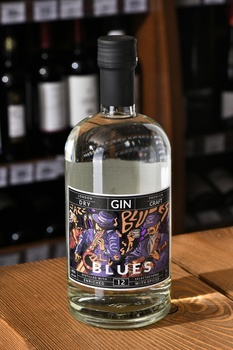 Gin Blues London Dry Premium Crafters - джин Блюз Лондон Драй Премиум Крафт 0.7 л