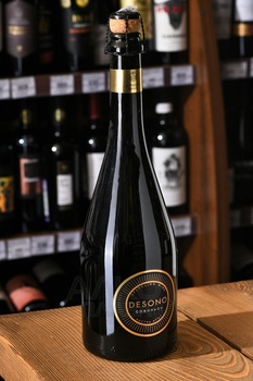 Desono Sauvignon - вино игристое Дэсоно Совиньон 0.75 л белое экстра брют