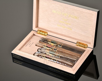 God of Fire KKP Never Never Back Down and Special Reserve Black - сигары Год оф Фаер ККП Нэвер Бэк Даун Спешл Резерв Блэк набор