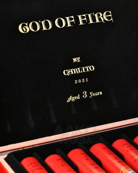 God of Fire by Carlito Double Robusto Tubos - сигары Год оф Фаер Карлито Дабл Робусто тубос