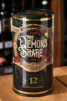 The Demon’s Share 12 Years Old - ром Демонс Шэр 12 лет 0.7 л в тубе