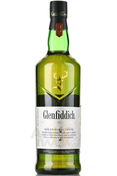 Glenfiddich 12 Years Old - виски Гленфиддик 12 лет 1 л в тубе