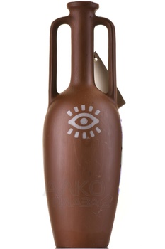 Kindzmarauli Giorgoba - вино Киндзмараули серия Гиоргоба Керамика 0.75 л красное полусладкое