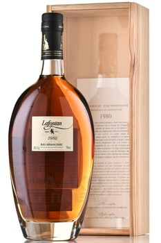 Lafontan Millesime 1980 - арманьяк Лафонтан Миллезиме 1980 год 0.7 л в д/я
