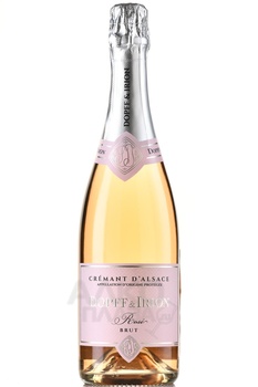 Dopff & Iron Cremant d`Alsace AOC Brut Rose - вино игристое Допф & Айрон Креман д`Эльзас Брют Розе 0.75 л