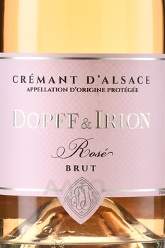Dopff & Iron Cremant d`Alsace AOC Brut Rose - вино игристое Допф & Айрон Креман д`Эльзас Брют Розе 0.75 л