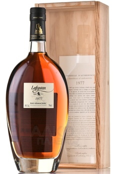 Lafontan Millesime 1977 - арманьяк Лафонтан Миллезим 1977 года 0.7 л