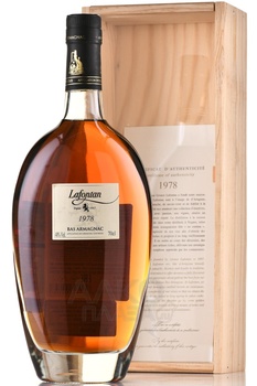 Lafontan Millesime 1978 - арманьяк Лафонтан Миллезим 1978 года 0.7 л