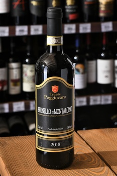 Tenute Poggiocaro Brunello di Montalcino - вино Тенуте Поджиокаро Брунелло ди Монтальчино 0.75 л красное сухое