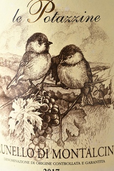 Le Potazzine Brunello di Montalcino DOCG - вино Ле Потаццине Брунелло ди Монтальчино ДОКГ 0.75 л красное сухое