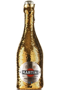 Martini Prosecco - вино игристое Мартини Просекко 0.75 л белое экстра драй в чехле