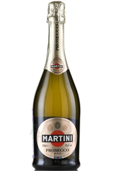 Martini Prosecco - вино игристое Мартини Просекко 0.75 л белое экстра драй в чехле