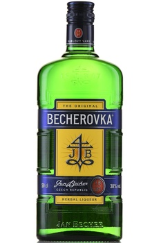 Becherovka - ликер Бехеровка 0.5 л