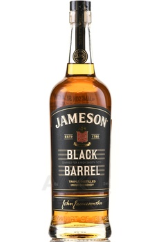 Jameson Black Barrel - виски Джемесон Блэк Баррел 0.7 л в п/у + бокал
