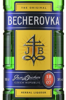 Becherovka - ликер Бехеровка 1 л