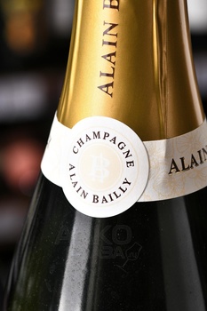 Champagne Alain Bailly Petronille - шампанское Шампань Ален Байи Петроний 0.75 л белое брют