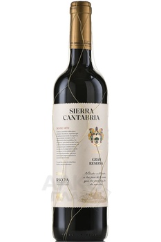 Sierra Cantabria Gran Reserva Rioja DOCa - вино Сьерра Кантабрия Гран Ресерва ДОКа Риоха 0.75 л красное сухое