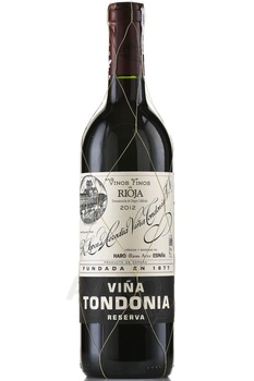 Rioja Vina Tondonia Reserva - вино Винья Тондония Резерва ДОКа Риоха 0.75 л красное сухое