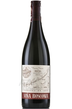 Vina Bosconia Reserva Rioja DOCa - вино Винья Боскония Резерва Риоха ДОКа 2012 год 0.75 л красное сухое