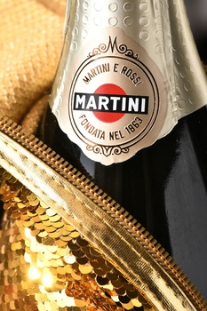 Martini Prosecco - вино игристое Мартини Просекко 0.75 л белое экстра драй в чехле