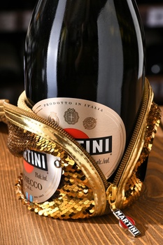 Martini Prosecco - вино игристое Мартини Просекко 0.75 л белое экстра драй в чехле