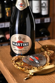 Martini Prosecco - вино игристое Мартини Просекко 0.75 л белое экстра драй в чехле