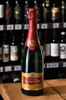 Lucien Albrecht Brut Cremant d`Alsace - игристое вино Люсьен Альбрехт Брют Креман д`Эльзас 0.75 л