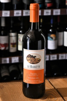 Sangiovese Le Rabatte - вино Санджовезе Ле Рабатте 0.75 л красное сухое