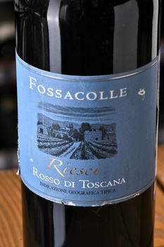 Fossacolle Riesci Rosso di Toscana IGT - вино Фоссаколле Риеши 0.75 л красное сухое