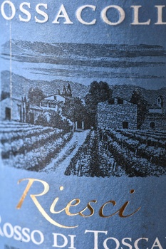 Fossacolle Riesci Rosso di Toscana IGT - вино Фоссаколле Риеши 0.75 л красное сухое