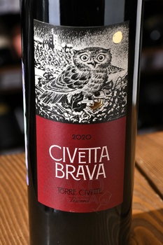 Civetta Brava Toscana IGT - вино Чиветта Брава Тоскана ИГТ 2020 год 0.75 л красное сухое