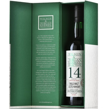 Wilson & Morgan Barrel Selection Glenrothes Sherry Finish PX 14 Years Old - виски Вилсон энд Морган Баррел Селекшн Гленротес Шерри Финиш ПХ 14 лет 0.7 л в п/у