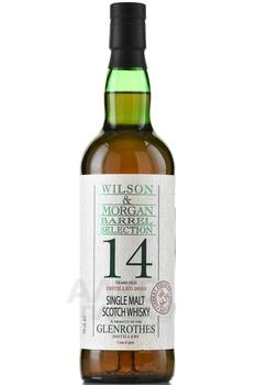 Wilson & Morgan Barrel Selection Glenrothes Sherry Finish PX 14 Years Old - виски Вилсон энд Морган Баррел Селекшн Гленротес Шерри Финиш ПХ 14 лет 0.7 л в п/у