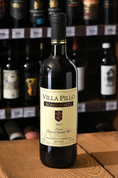 Villa Pillo Borgoforte IGT - вино Вилла Пилло Боргофорте ИГТ 0.75 л красное сухое