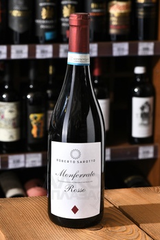 Roberto Sarotto Monferrato Rosso - вино Роберто Саротто Монферрато Россо 2021 год 0.75 л красное сухое