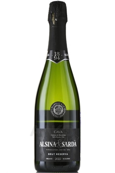 Alsina & Sarda Cava Brut Reserva - вино игристое Альсина и Сарда Кава Брют Резерва 0.75 л белое брют