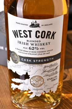 West Cork Cask Strength - виски Вест Корк Каск Стренгс 0.7 л в п/у