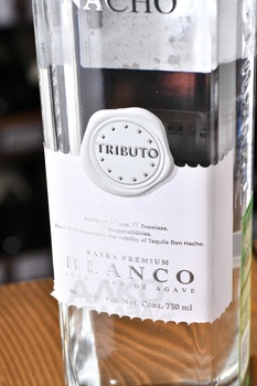 Don Nacho Tributo Extra Premium Blanco 100% Puro de Agave - текила Дон Начо Трибуто Экстра Премиум Бланко 100% Пуро де Агава 0.75 л