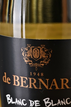 De Bernard Blanc de Blancs Millesimato - вино игристое Бернар Блан де Блан Миллезимато 0.75 л белое брют