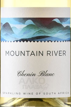 Mountain River Chenin Blanc - вино игристое Маунтэн Ривер Шенен Блан 0.75 л белое экстра брют
