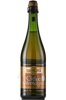Cidre de Bretagne Brut Traditionnel - сидр игристый Сидр де Бретань Брют Традисионнэль 0.75 л нефильтрованный полусухой