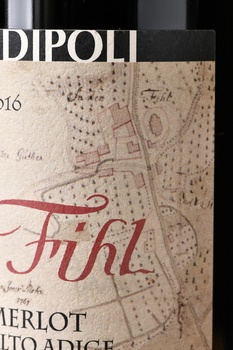 Peter Dipoli Fihl Merlot - вино Петер Диполи Филь Мерло 0.75 л красное сухое