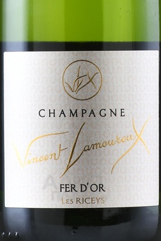 Vincent Lamoureux Fer d’Or - шампанское Винсент Ламурё Фе д’Ор 0.75 л белое брют