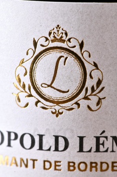 Leopold Leman Cremant de Bordeaux - вино игристое Леопольд Леман Креман де Бордо 0.75 л брют белое