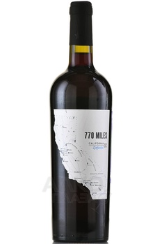 770 Miles Zinfandel - вино 770 Миль Зинфандель 0.75 л красное сухое