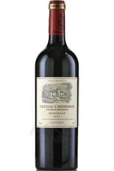 Chateau L’Heyrisson Frank Reserve - вино Шато Л’Эриссон Франк Резерв 0.75 л красное сухое