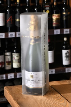 Louis Vallon Cremant de Bordeaux - вино игристое Луи Валлон Креман де Бордо 0.75 л белое брют в п/у прозрачная